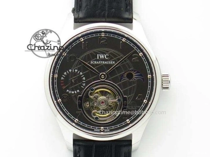 MIROTIME 0209 Portuguese Real PR IW500112 ZF 1:1 Laureus Edition On Black Leather Strap A Flexible 7369